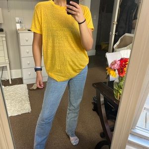 Urban Outfitters yellow shirt